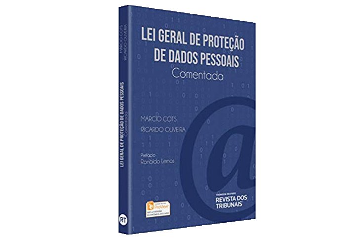 Livro Lei Geral de Proteção de Dados Comentada, escrito por Ricardo Oliveira do COTS Advogados.