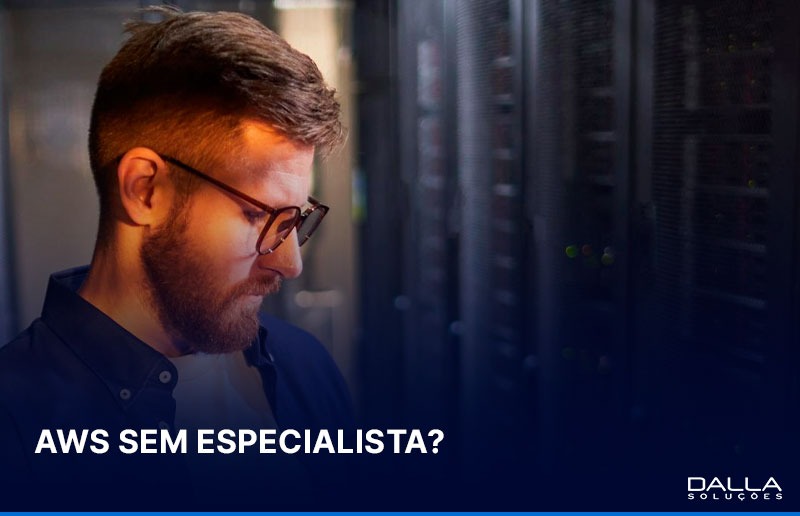 Infraestrutura AWS sendo gerenciada sem equipe especializada em cloud, mostrando desafios operacionais e riscos de configuração em ambientes corporativos.