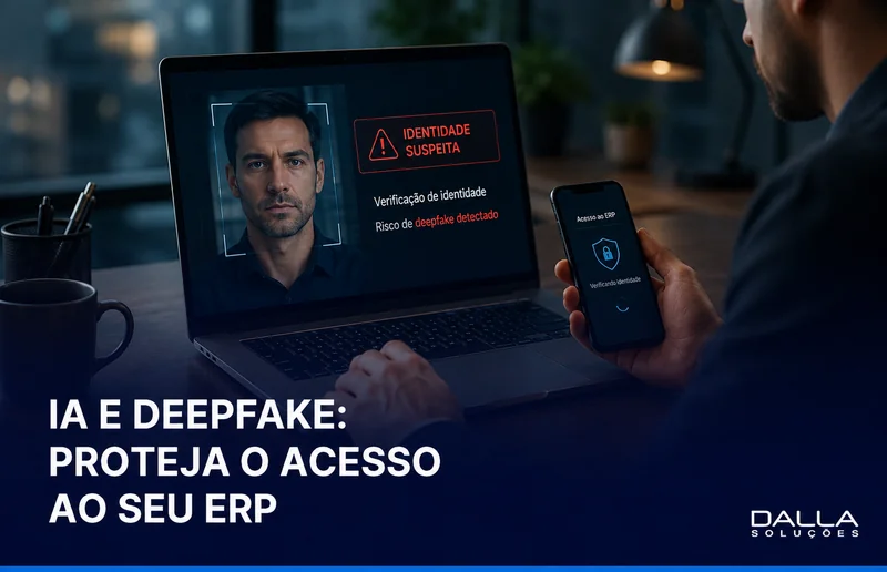 Proteção do acesso ao ERP contra ataques de inteligência artificial e deepfake