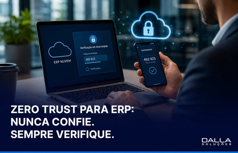 Zero Trust para ERP em nuvem com validação de acesso e segurança corporativa